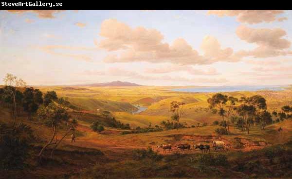 Eugene Guerard View of Geelong